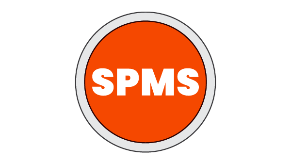Un cercle orange avec SEP-SP inscrit à l'intérieur