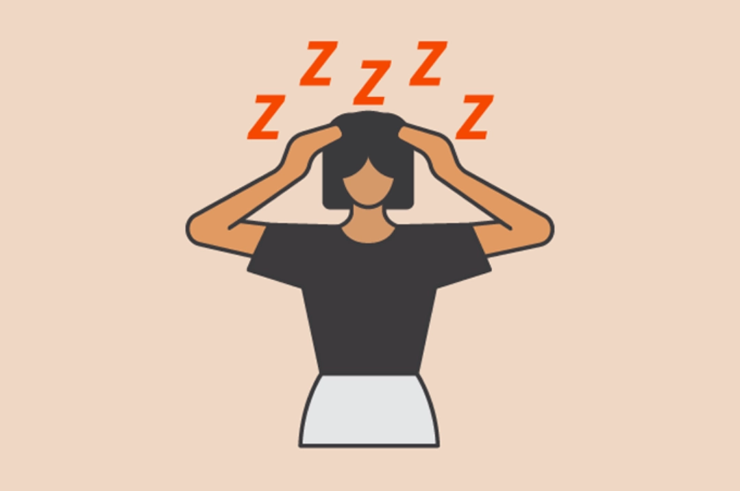 Illustration d’une personne ayant l’air fatiguée