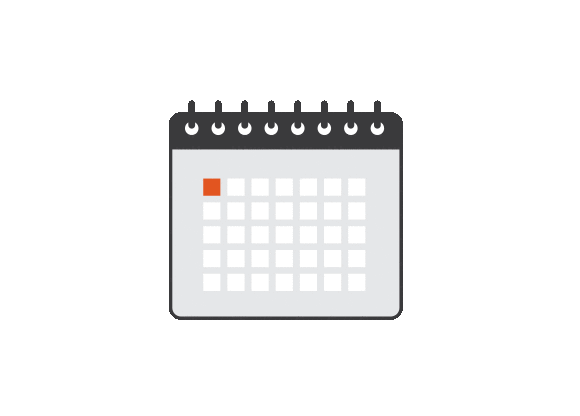 Illustration montrant un calendrier et un texte indiquant que la PIRA peut être observée chez les patients atteints de SEP-R traitée dès 3 ans après le diagnostic